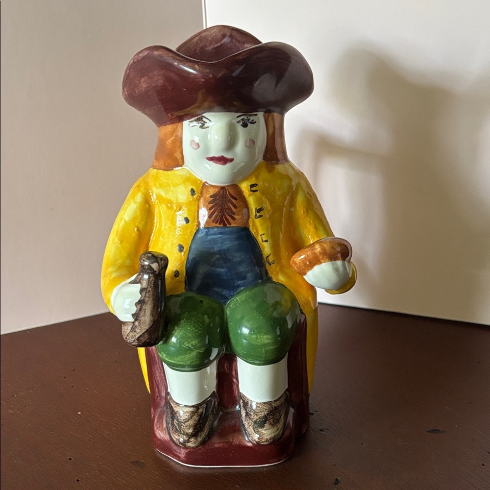 Handcrafted Poruguese Ceramic  Figurine - Multicolor